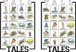 tall tales bingo
