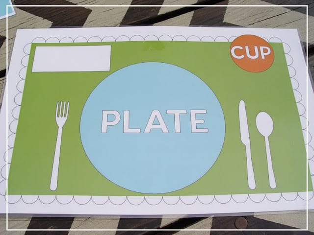 Printable Placemats for Learning