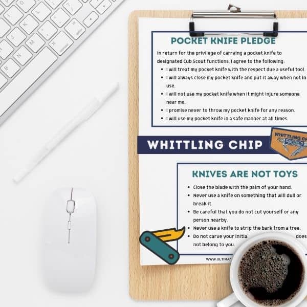 Pocket Knife Safety – Earning Your Whittling Chip