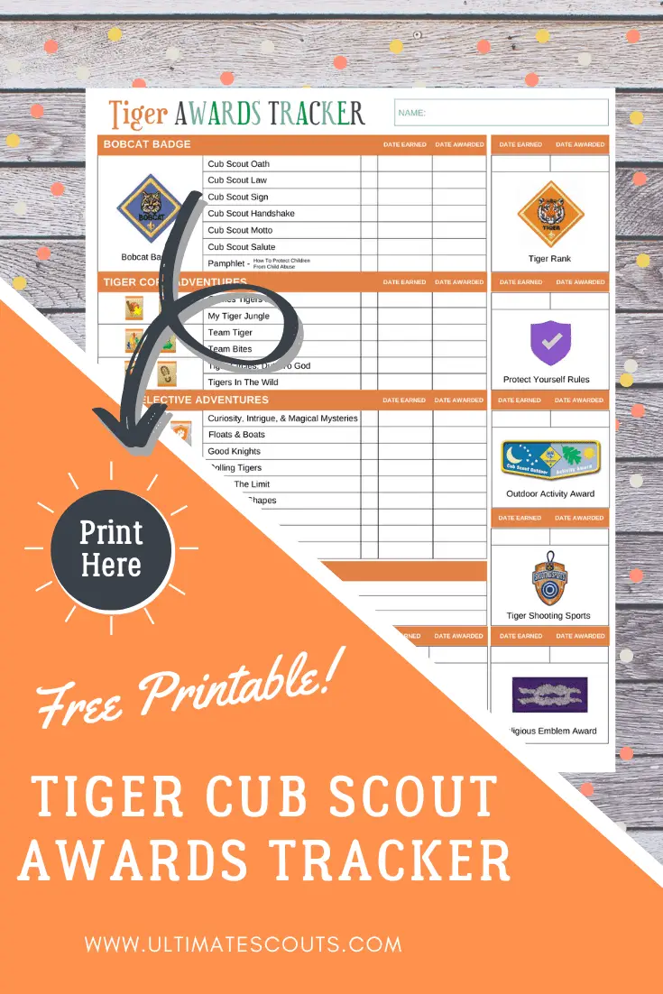 Ultimate Guide To Tiger Cub Scout Awards Checklist (Free Printable)