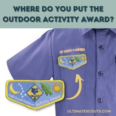cub scout outdoor activity placement