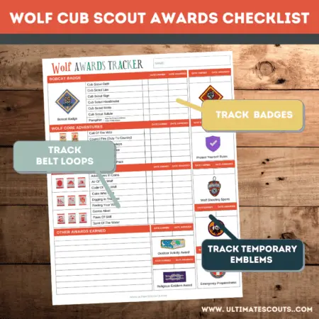 Wolf Scout Awards Checklist Details(1)