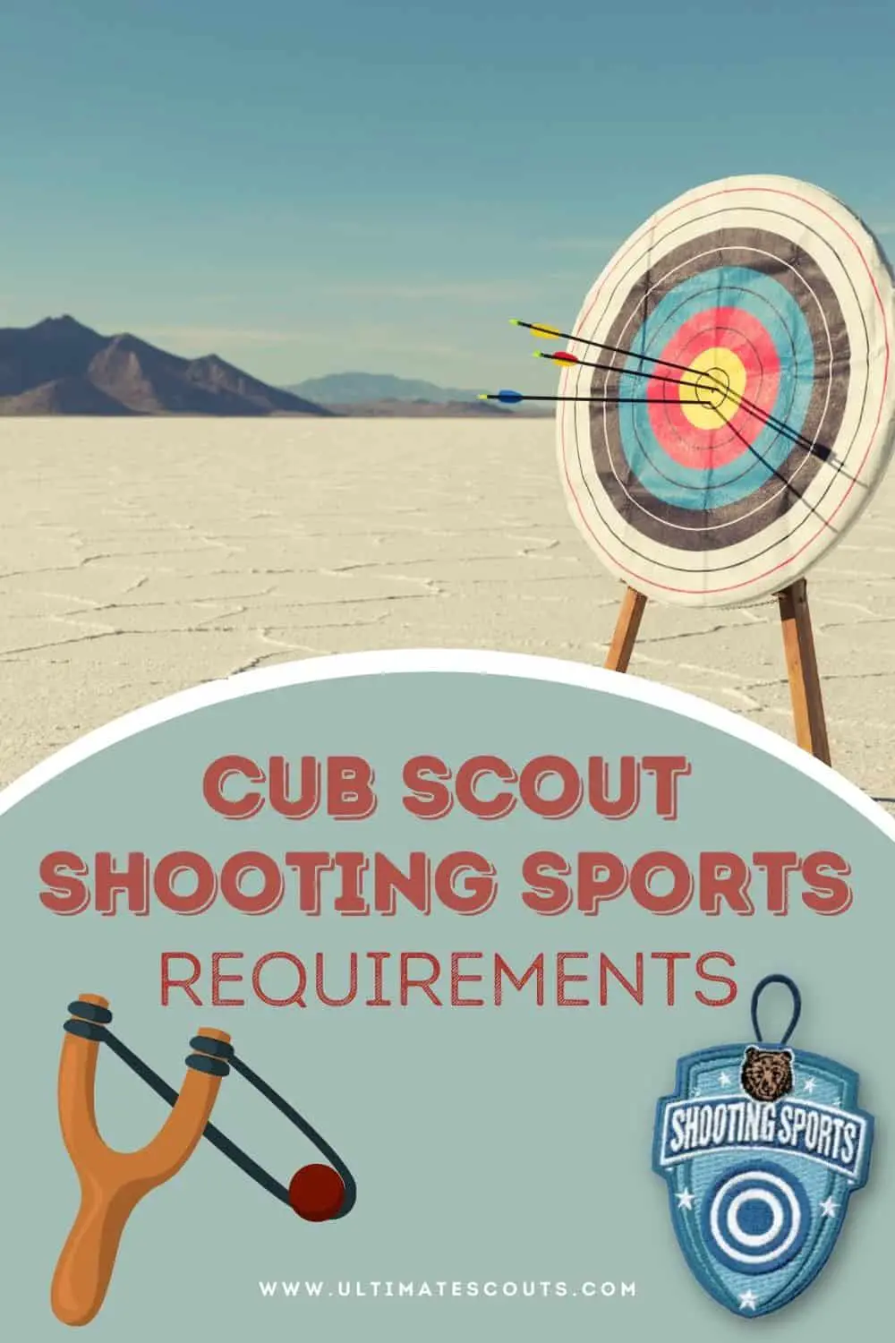 Cub Scout Day Camp 76X2 Patch Bullseye Rifle Gun Shooting