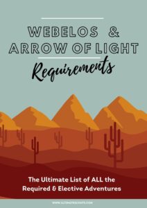 webelos & arrow of light requirements and electives