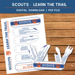 Scouts Printable Pocket Knife
