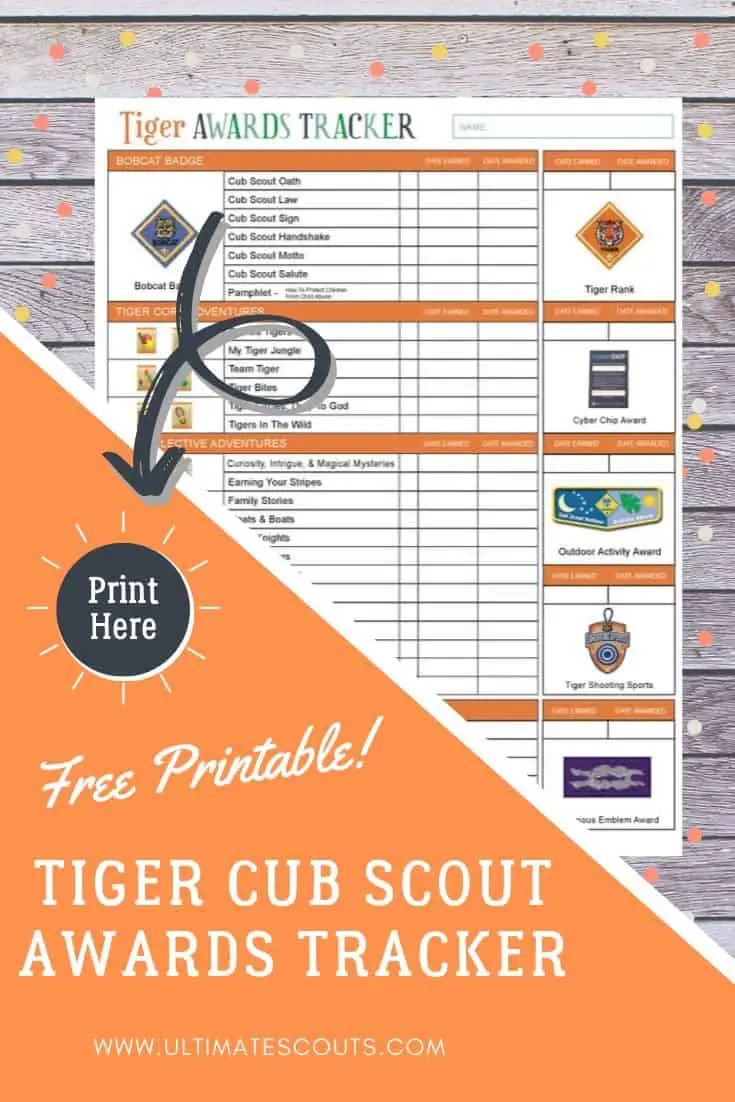 Tiger Requirements Ultimate Scouts