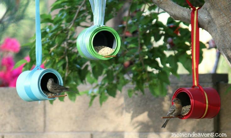 Recycle a Can Into a Bird Feeder