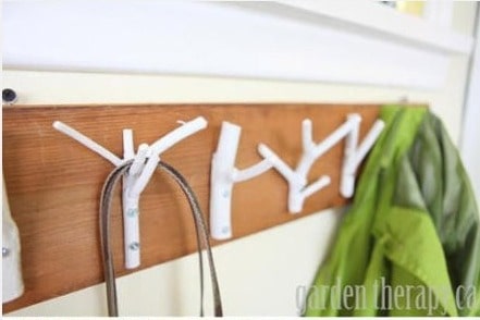 DIY Branch Coat Rack