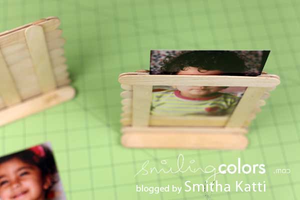 Changeable Popsicle Picture Frame