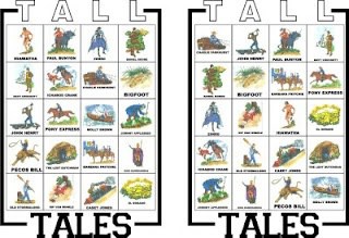 Tall Tales Bingo Game