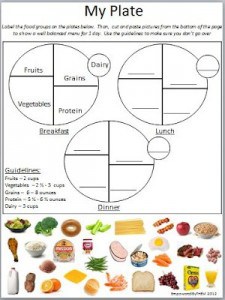 5 “My Plate” Worksheets – Ultimate Scouts