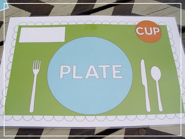 Printable Placemats for Learning