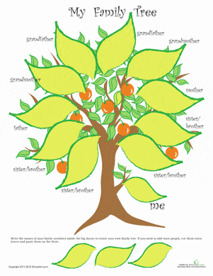 DIY Family Tree Printable