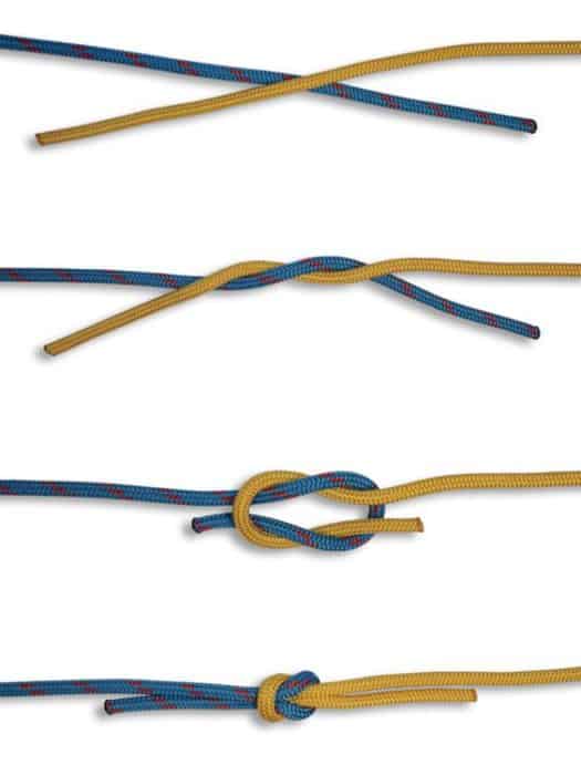 how to tie a reef knot