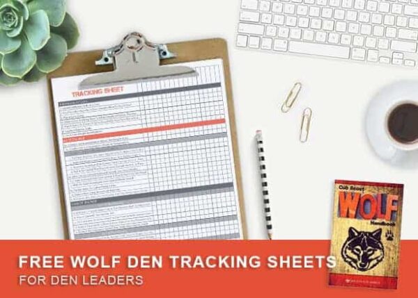 Wolf Den Tracking Worksheet – Free Printable – Ultimate Scouts