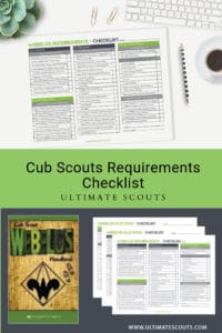 Webelos Cub Scout Tracking Worksheet – Ultimate Scouts