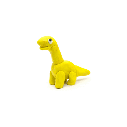 playdough dinosaur sculpture