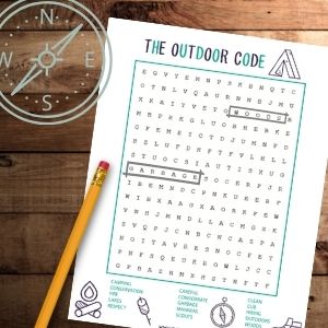 free printable the outdoor code
