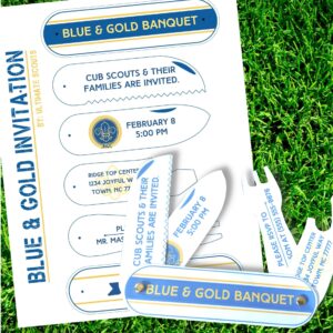 Cub Scouts Blue & Gold Ceremony Invitaion