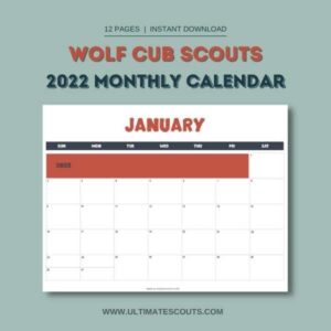 wolf cub scout printable calendar