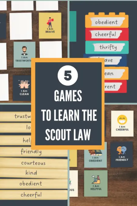 pinterest 5 scout law games