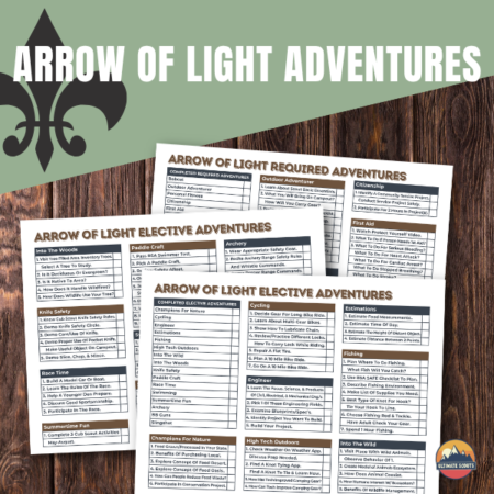 Arrow of Light Adventure Requirements Printable