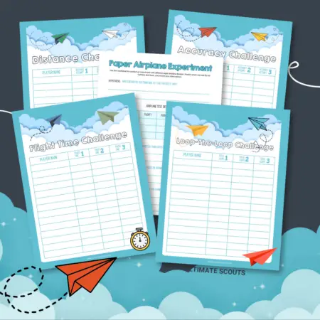 Airplane Challenge Printables