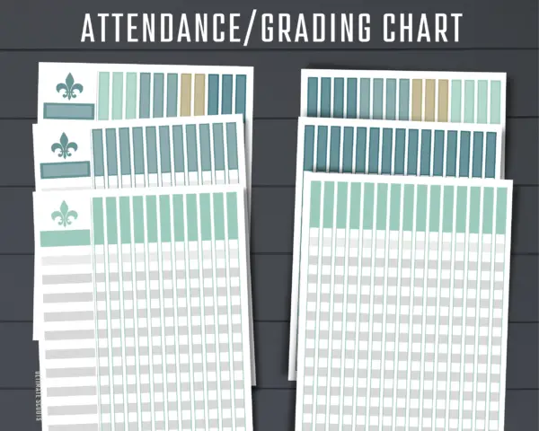 attendance and grade sheets