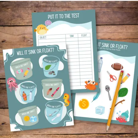 Sink Or Float Printables