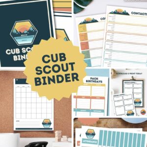 Cub Scout Binder Planner & Organizer
