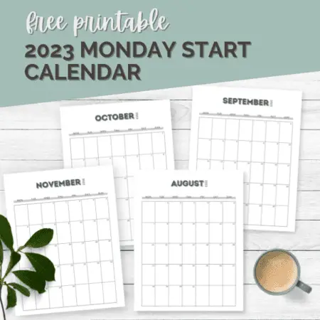 free 2023 printable calendar