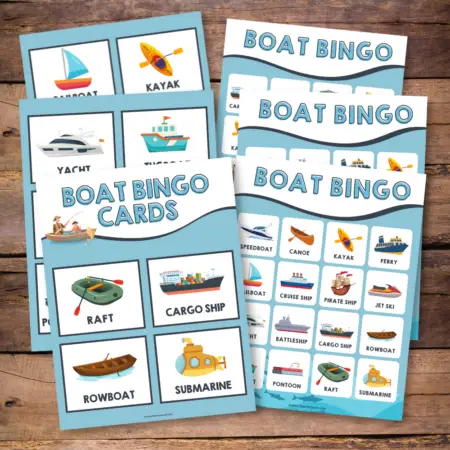 Boat Bingo Printable