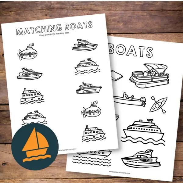 Boats & Floats Activity Pages