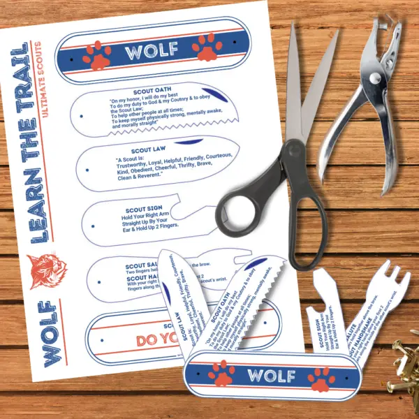 Wolf Learn The Bobcat Trail Knife Printable - Image 2