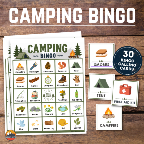 Camping Bingo Printable Game for Kids – Ultimate Scouts