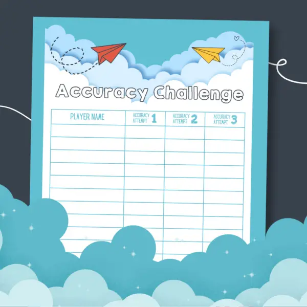Paper Airplane Accuracy Tracker