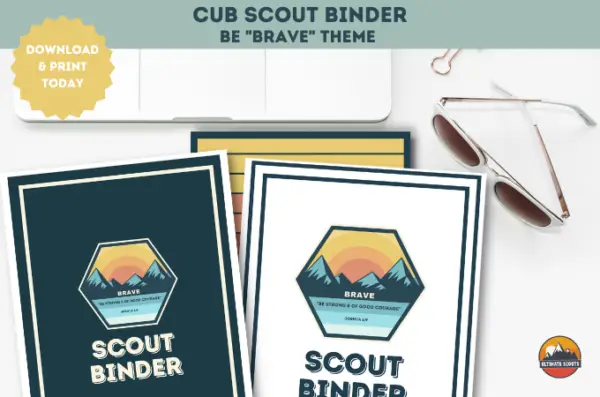 cub scout binder printable
