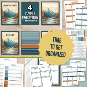 Cub Scout Binder - Orgnaize Printable Planner