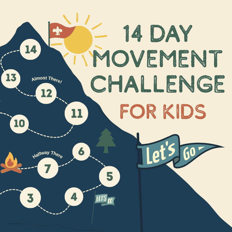Fitness Challenge Printable For Kids