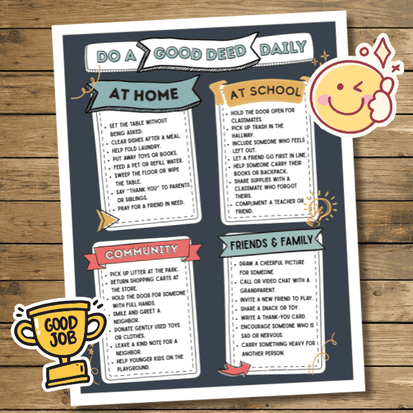 Do A Good Deed Daily Printable