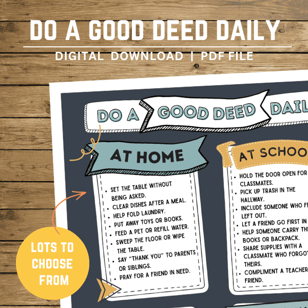 Do a Good Deed Daily Printable - Image 3