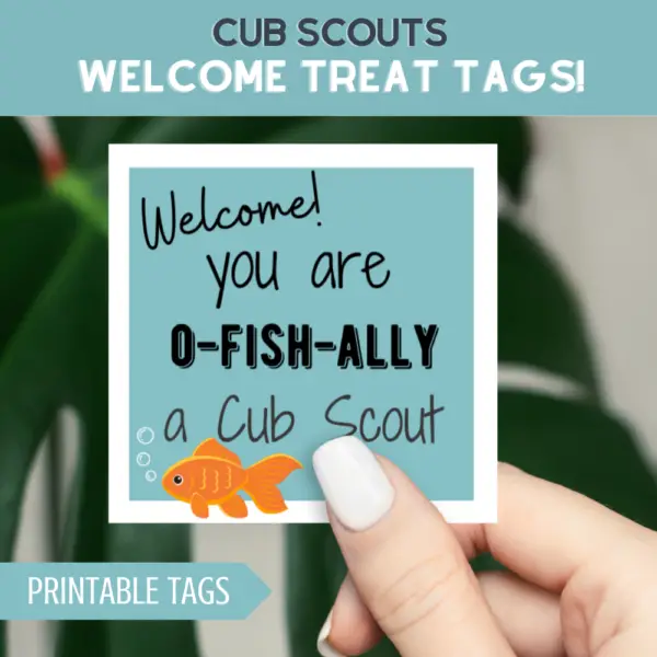 Prinable Treat Tags - O-Fish-Ally A Scout - Image 2