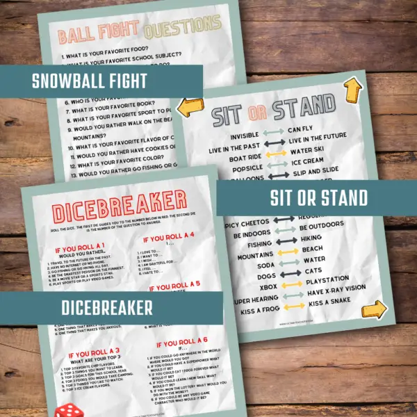 Icebreaker Game Printables