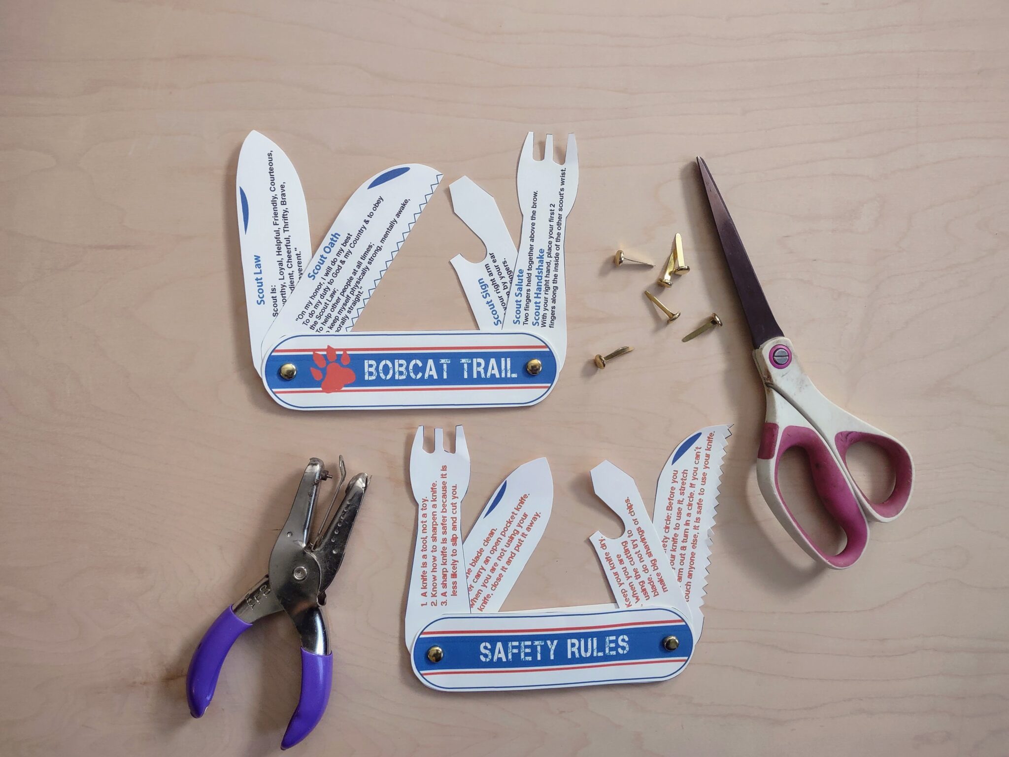 Bobcat Pocket Knife Printable – Ultimate Scouts