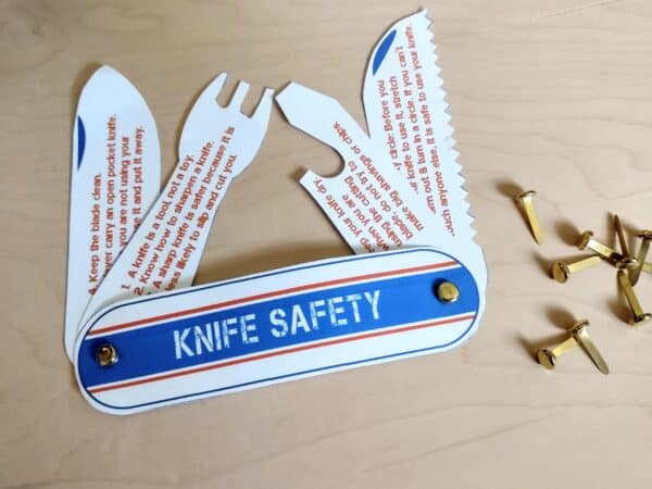 pocket knife safety printable