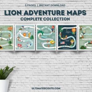 Track lion cub scout adventures with maps