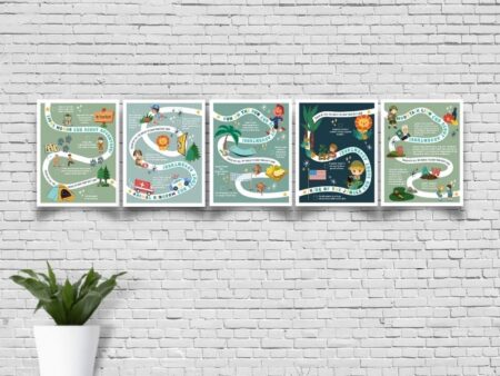 lion cub scout map set