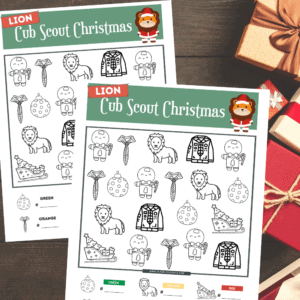 Lion Cub Scout Christmas Printable