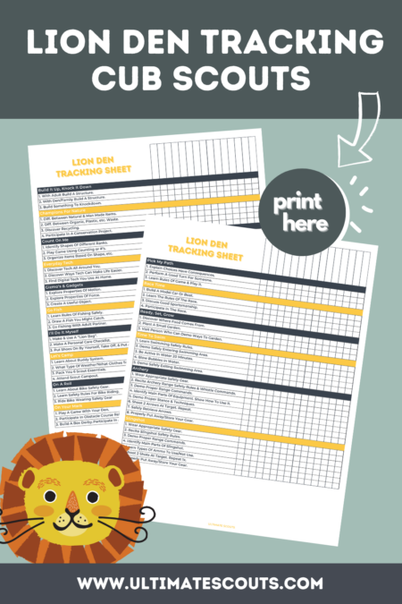 Lion Den Tracking PInterest