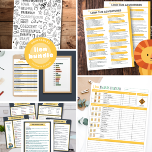 Lion Den Starter Kit – Printable Planning & Tracking Tools